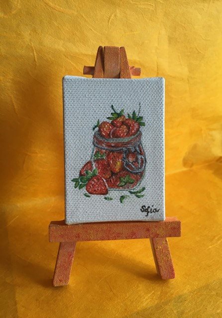 olio su tela 5x7 cm