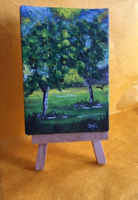 olio su tela 7x10 cm